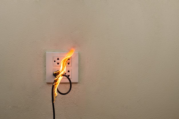 commercial electrical fire hazard